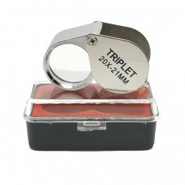 LUPA PLEGABLE METALICA 20X...